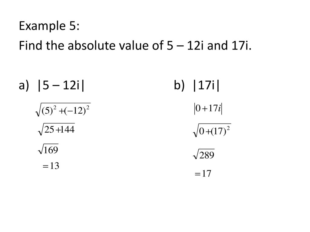 Perform operations with complex numbers ppt download